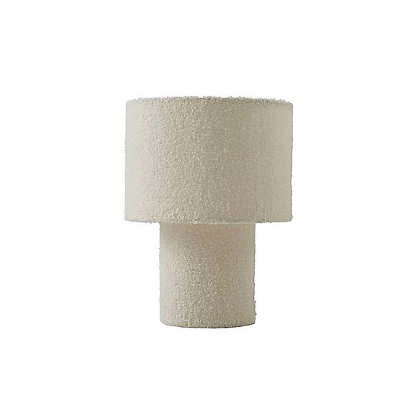 Lindby Tischlampe Jone Modern in Weiß aus Textil 1-flammig E27 Wohnzimmerle günstig online kaufen