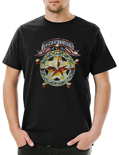 Urban Backwoods Print-Shirt Adventures Of The Galaxy Rangers Herren T-Shirt günstig online kaufen