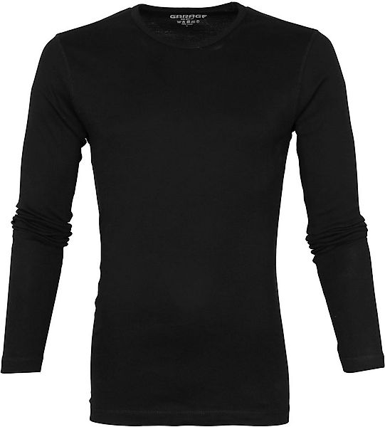 Garage Basic T-shirt Longsleeve Schwarz - Größe L günstig online kaufen