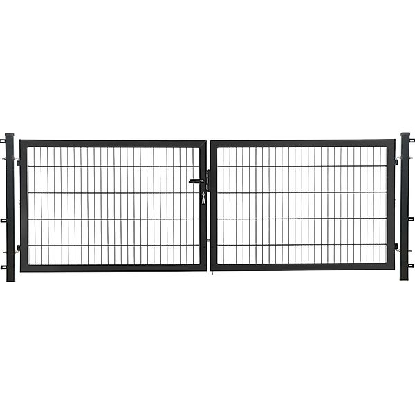 Doppeltor Comfort Einstabmattenfüllung Verzinkt 200 x 300 cm günstig online kaufen