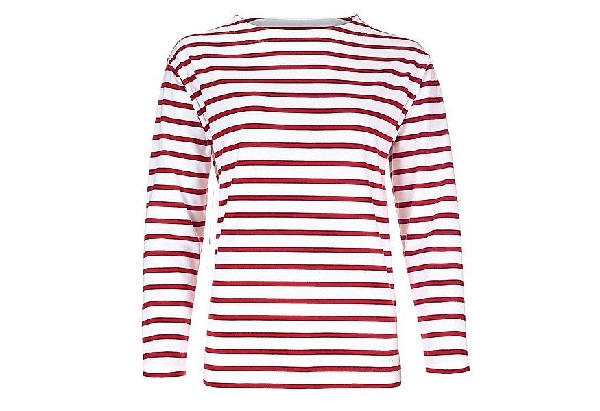 modAS Langarmshirt 2500D Damen Bretonisches Shirt U-Boot Ausschnitt - Ringe günstig online kaufen