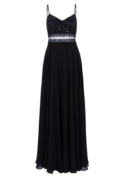 Vera Mont Abendkleid "Damen Abendkleid mit Spitze" Ohne Tasche Dekoelemente günstig online kaufen