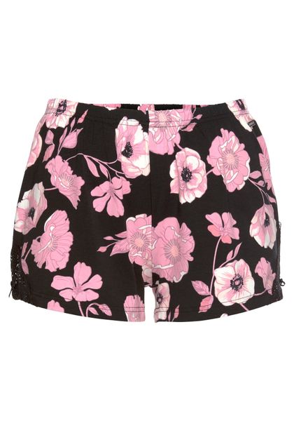 LASCANA Shorts mit Spitzeneinsätzen günstig online kaufen