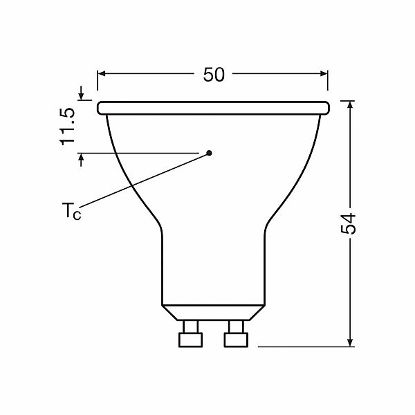 OSRAM LED-Leuchtmittel Reflektor GU10 6,9W 120° 840 klar günstig online kaufen