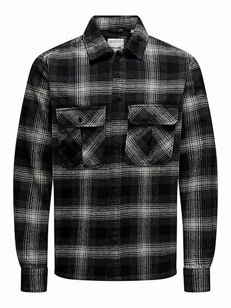 ONLY & SONS Hemdjacke - Hemdjacke - Overshirt - ONSCEDRIC LIFE CHECK OVERSH günstig online kaufen