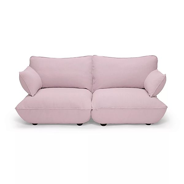 Sofa Sumo Medium textil rosa / 3-Sitzer - L 210 cm - Fatboy - günstig online kaufen