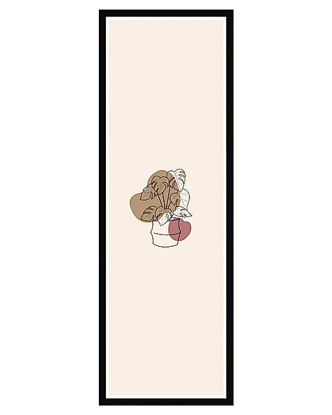 Close Up Bilderrahmen Posterrahmen 60 x 180cm Holzdekor schwarz, aus MDF günstig online kaufen