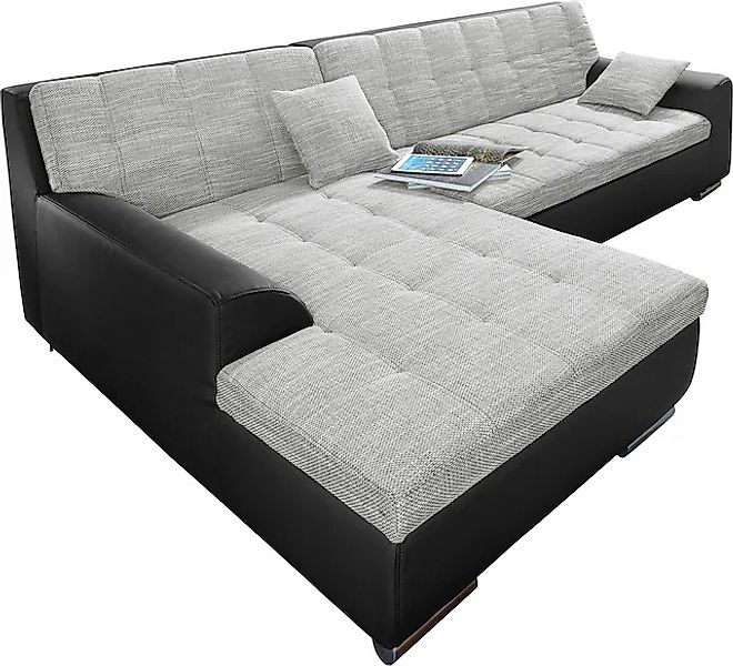 DOMO collection Ecksofa »Treviso viele Bezüge, auch in Cord, L-Form, B/T/H: günstig online kaufen