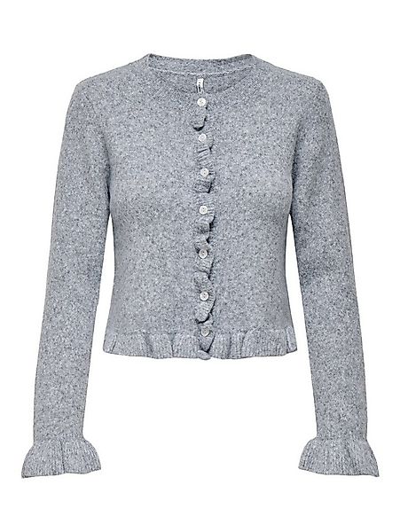 ONLY Strickjacke ONLRIMA LIFE LS FRILL BUTTON CARDIG KNT mit Rüschen günstig online kaufen