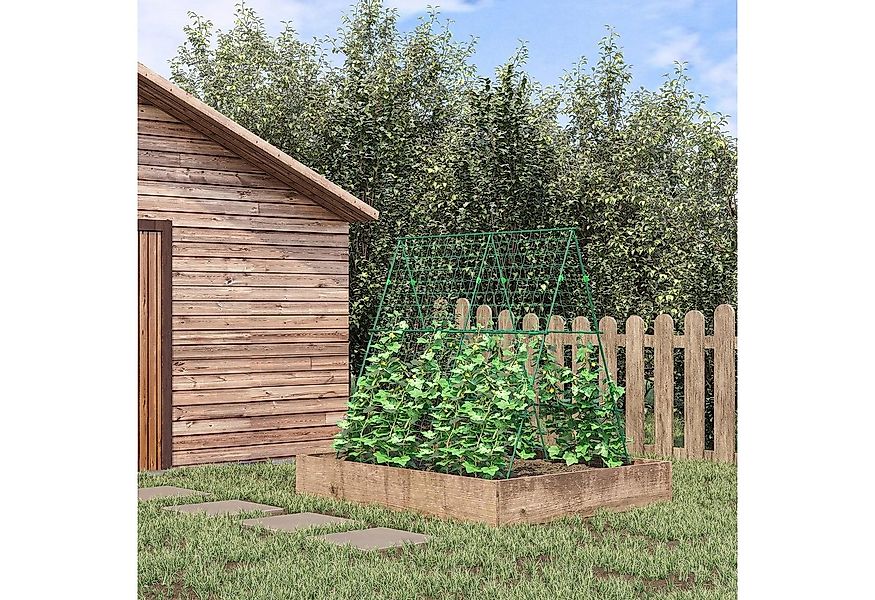 Outsunny Rankhilfe Pflanzengerüst Pflanzengitter, 1 St., Rankgitter, für Ga günstig online kaufen