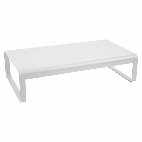 Bellevie niedriger Lounge-Tisch groß 138 x 80cm Baumwollweiß günstig online kaufen