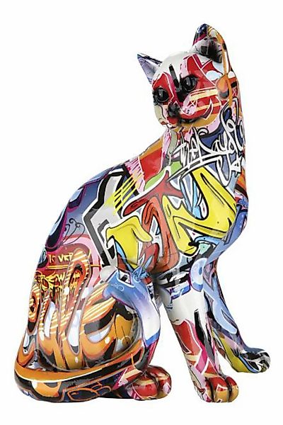 GILDE Dekofigur Figur Pop Art Katze günstig online kaufen