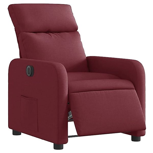 vidaXL Sessel Relaxsessel Elektrisch Weinrot Stoff günstig online kaufen