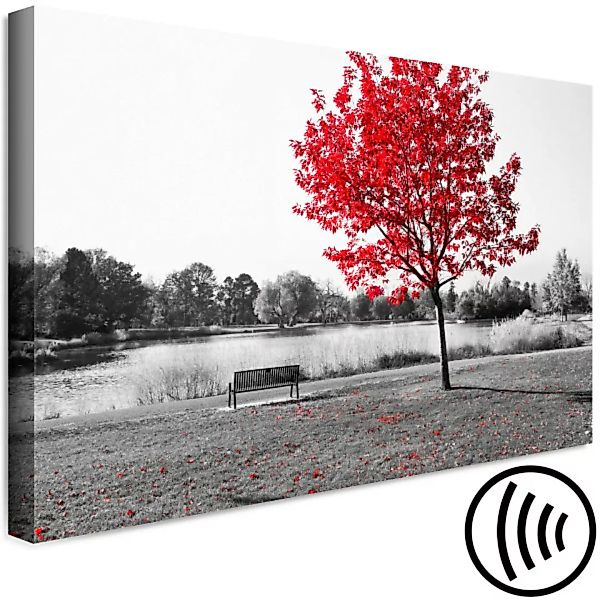 Leinwandbild Red Tree (1 Part) Wide XXL günstig online kaufen