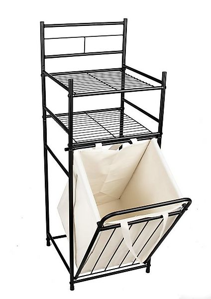Sendez Badregal mit Wäschekorb aus Metall Wäscheregal Wäschesammler Wäscheb günstig online kaufen