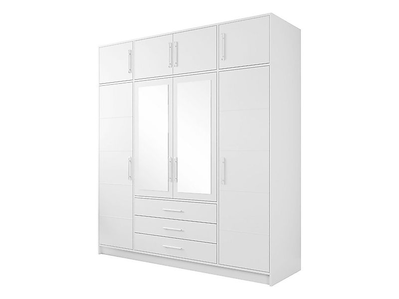 MIRJAN24 Kleiderschrank Bali 4D (mit Drehtüren, Spiegel und Schubladen) Sch günstig online kaufen