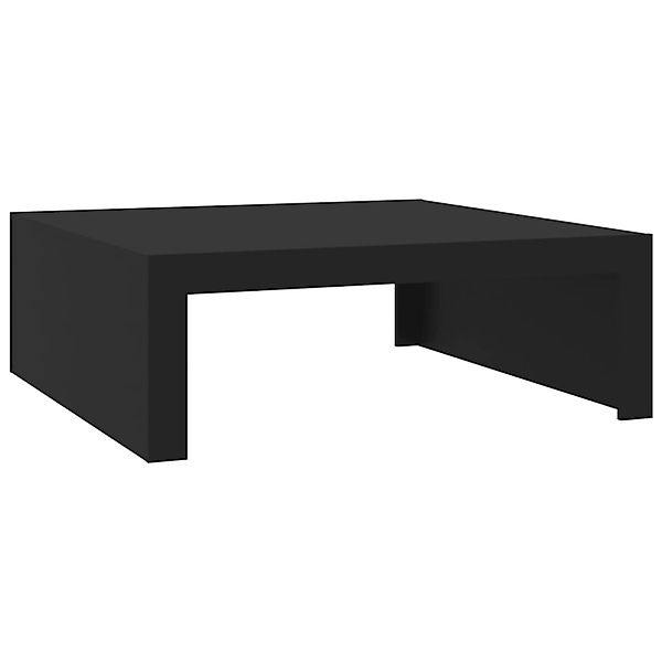 vidaXL Couchtisch, Couchtisch Schwarz 100x100x35 cm Holzwerkstoff günstig online kaufen