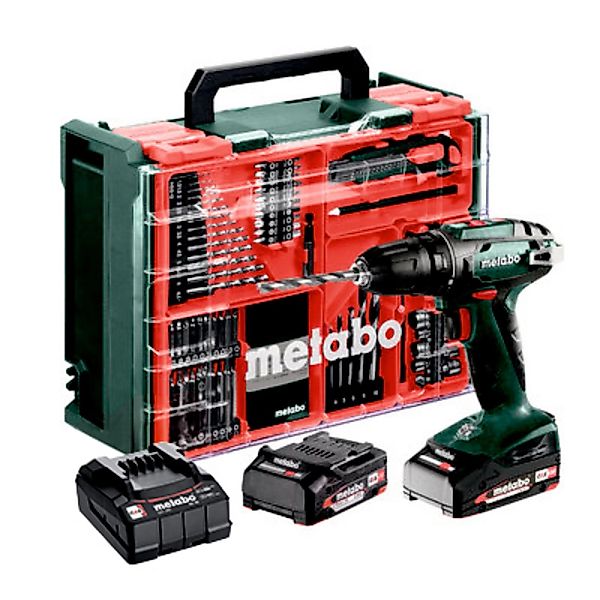 Metabo Akku-Bohrschrauber BS 18 Set 74-teilig Zubehör günstig online kaufen