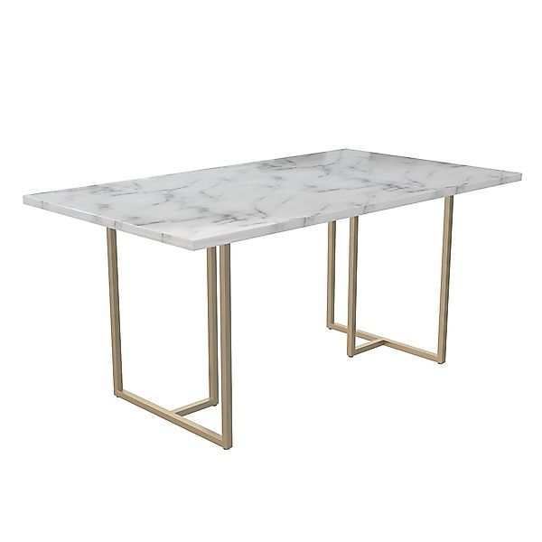 loft24 Esstisch Astor, Tisch in Marmoroptik günstig online kaufen
