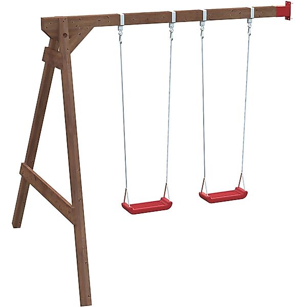 Palmako Erweiterung zu Spiel-Set Jesper Schaukel Braun Kesseldruckimprägnie günstig online kaufen