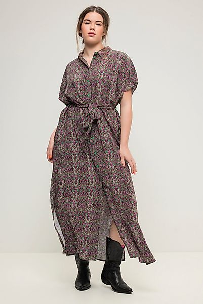 Studio Untold Hemdblusenkleid Maxikleid oversized Paisley-Print günstig online kaufen