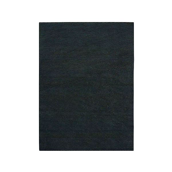 Northern - Row Neuseeland-Wollteppich 170x240cm - dunkelgrün/LxBxH 240x170x günstig online kaufen