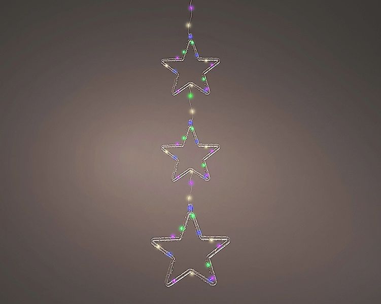 Weihnachtssterne Beleuchtet LED Sterne 3 Stück Außen Mehrfarbig zum Hängen günstig online kaufen