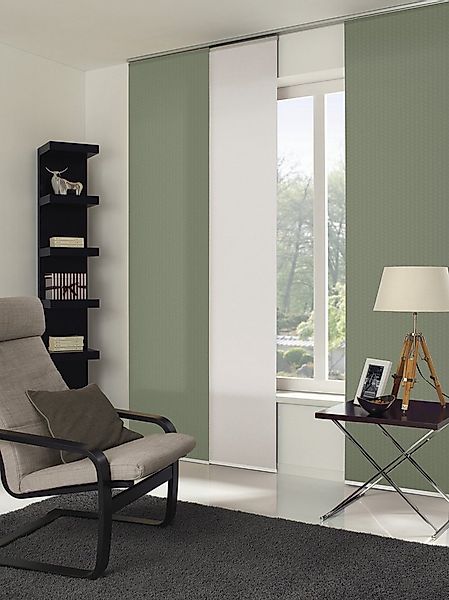 GARDINIA Schiebegardine Flächenvorhang Zen Silence (1 St), blickdicht, blic günstig online kaufen