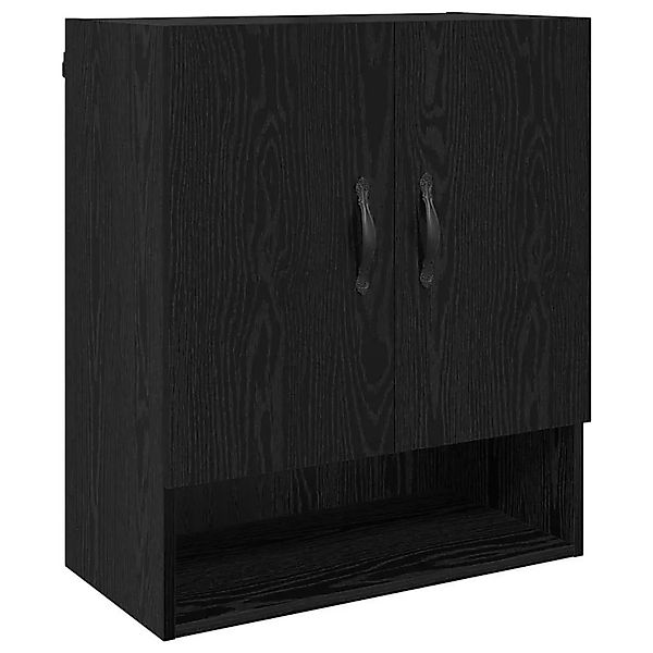 vidaXL Wandschrank Schwarz Eichen-Optik 60 x 31 x 70 cm Holzwerkstoff 87953 günstig online kaufen