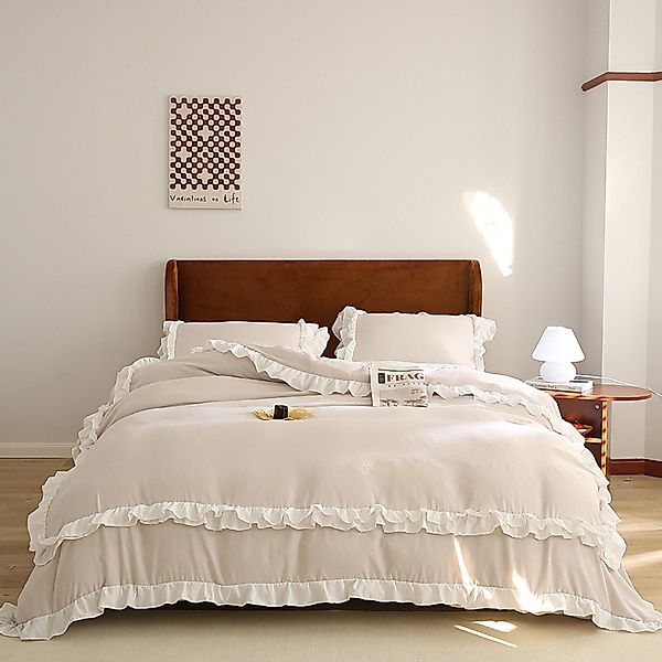 BYSURE Bettwäsche, Polyester, 3 teilig, Romantische, günstig online kaufen