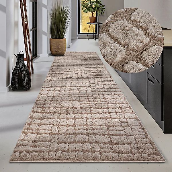 ELLE DECORATION Designteppich "Artistique" rechteckig 18 mm Höhe Hochflor, günstig online kaufen