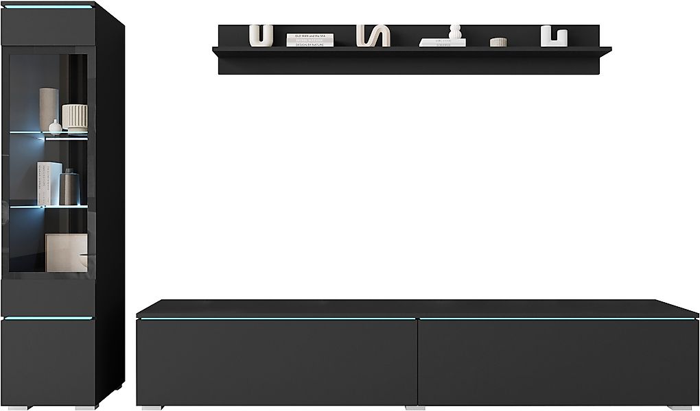 INOSIGN Wohnwand VERA I, Vitrinen Türanschlag günstig online kaufen