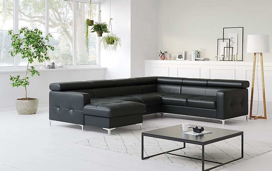 COTTA Wohnlandschaft "Sammy U-Form" mit Kopfteilverstellung, wahlweise mit günstig online kaufen