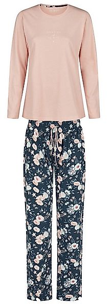 By Louise Schlafanzug Damen Pyjama mit langem Arm (2 tlg) Baumwolle günstig online kaufen