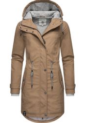 PEAK TIME Regenjacke "L60042" mit Kapuze stylisch taillierter Regenmantel f günstig online kaufen