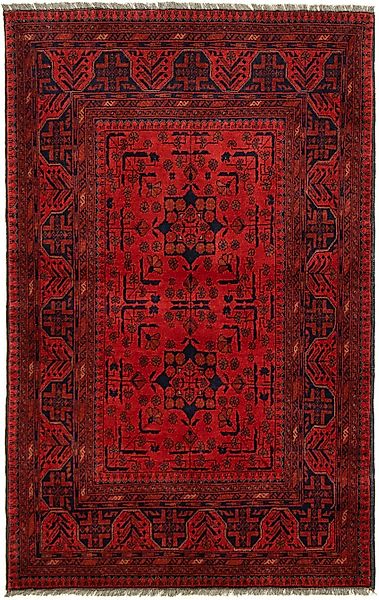 morgenland Orientteppich »Afghan - Kunduz - 155 x 100 cm - dunkelrot«, rech günstig online kaufen