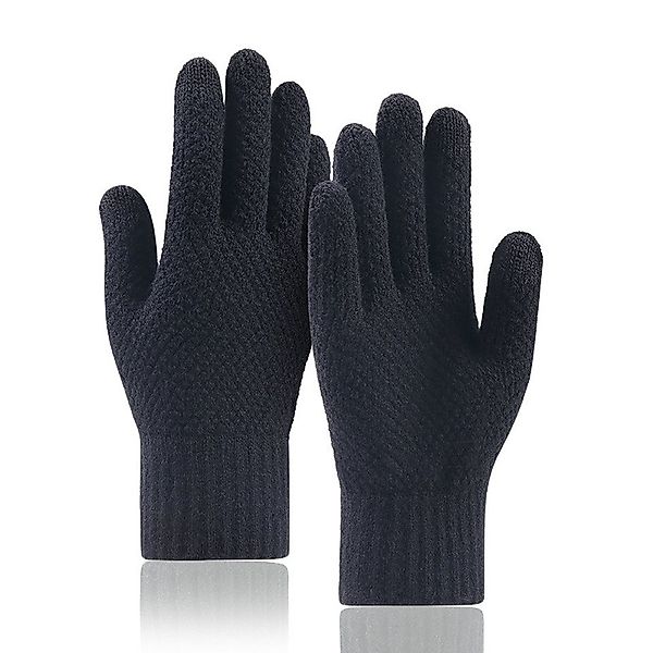 Bextsrack Strickhandschuhe Outdoor-warme Strickhandschuhe mit Fleece Touchs günstig online kaufen
