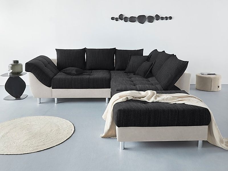 COLLECTION AB Ecksofa »(Spar-Set) Innsbruck L-Form und Hocker«, (Spar-Set), günstig online kaufen