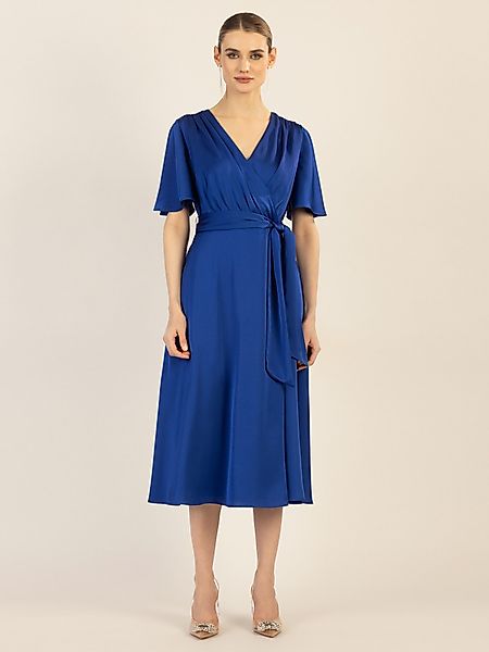 Apart Midikleid us mattschimmerndem Satin günstig online kaufen