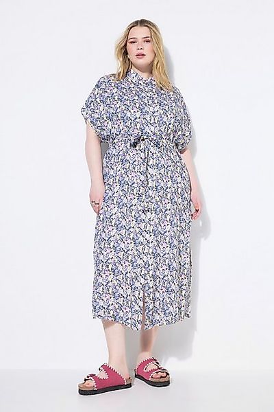 Studio Untold Hemdblusenkleid Maxikleid Hemdblusenkleid Flower-Print günstig online kaufen