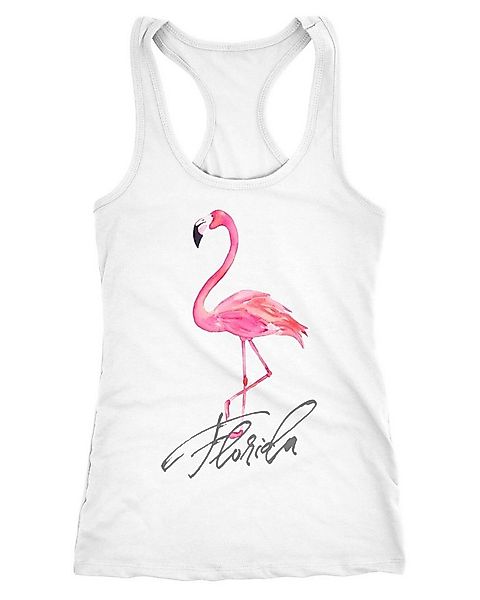 Neverless Tanktop Damen Tank-Top Shirt Flamingo Seepferdchen Florida Waterc günstig online kaufen