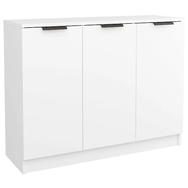 vidaXL Sideboard Weiß 90,5x30x70 cm Holzwerkstoff 811187 günstig online kaufen