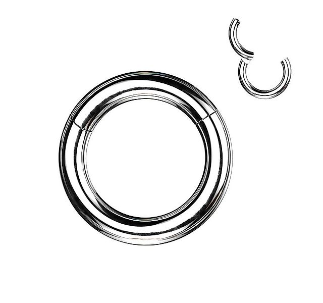 Taffstyle Nasenpiercing Septum Piercing Clicker Ring Universal Scharnier Si günstig online kaufen