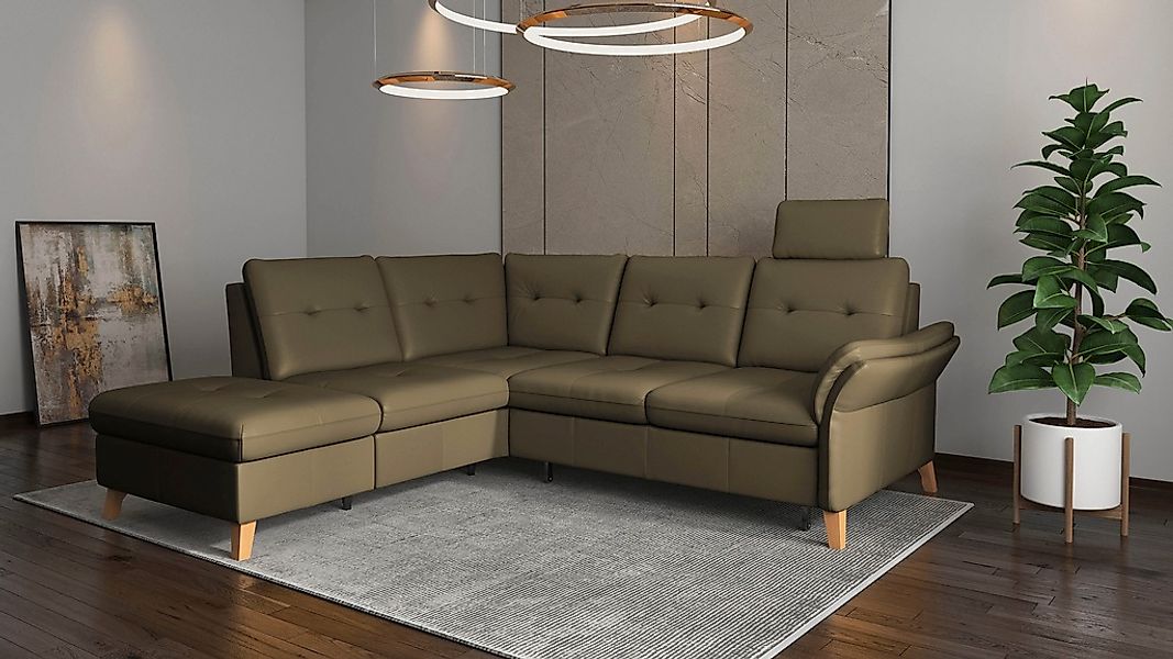 sit&more Ecksofa "Göteborg", inkl. Sitztiefenverstellung, wahlweise mit Bet günstig online kaufen