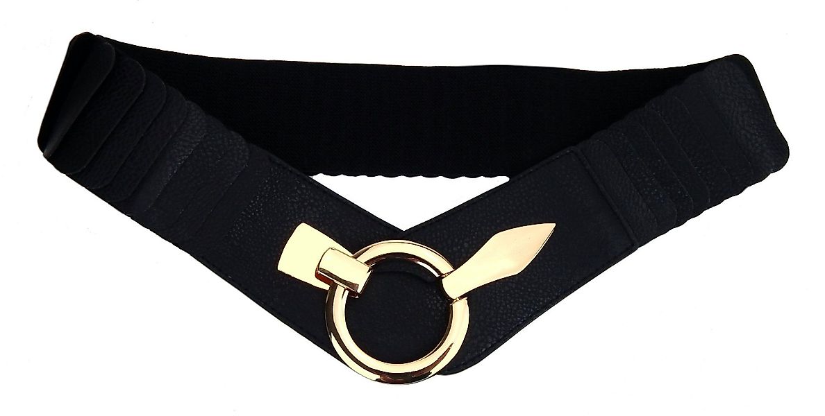Ella Jonte Stretchgürtel schwarz gold Taillengürtel günstig online kaufen