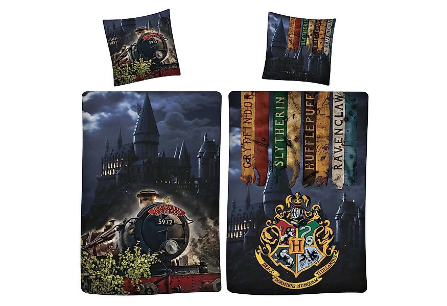 BERONAGE Kinderbettwäsche Harry Potter Express 9 3/4 Bettwäsche Linon / Ren günstig online kaufen