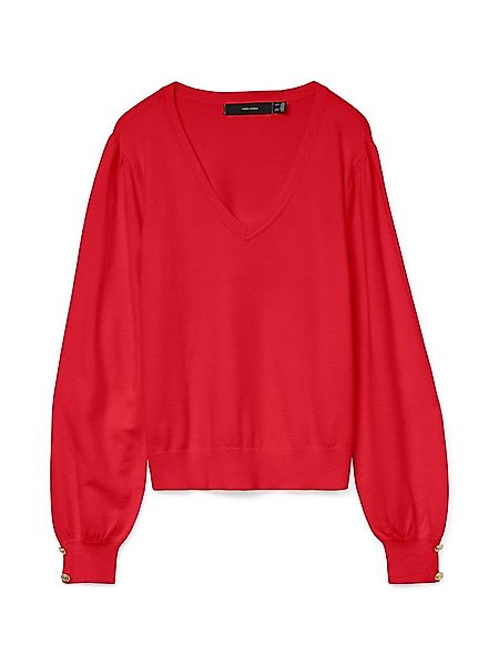 Vero Moda V-Ausschnitt-Pullover VMHOLLYKARIS LS V-NECK PULLOVER GA BOO günstig online kaufen