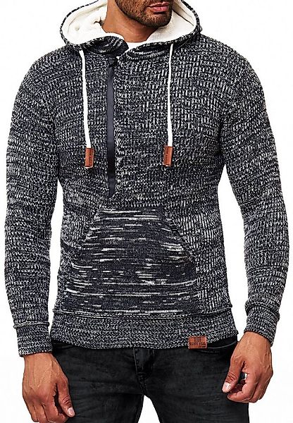 R-NEAL Kapuzenpullover Kapuzenpullover Grobstrick Pullover mit Zipper und L günstig online kaufen