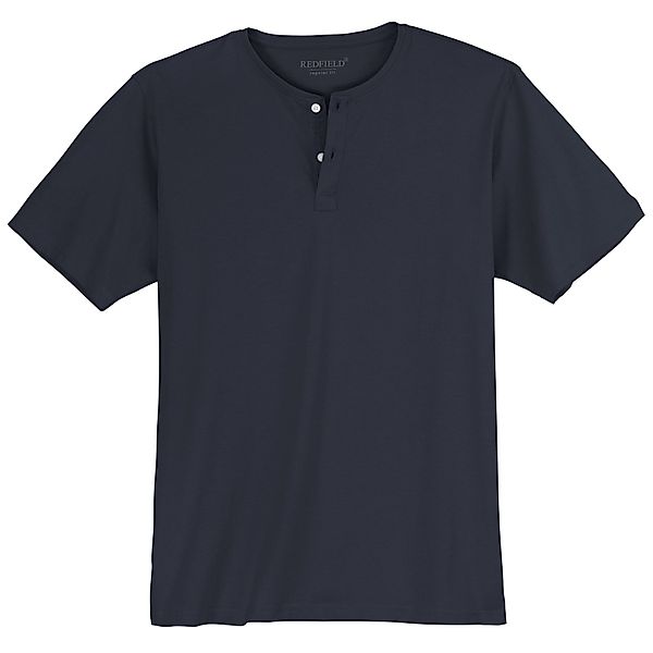 redfield Rundhalsshirt Redfield T-Shirt navy mit günstig online kaufen