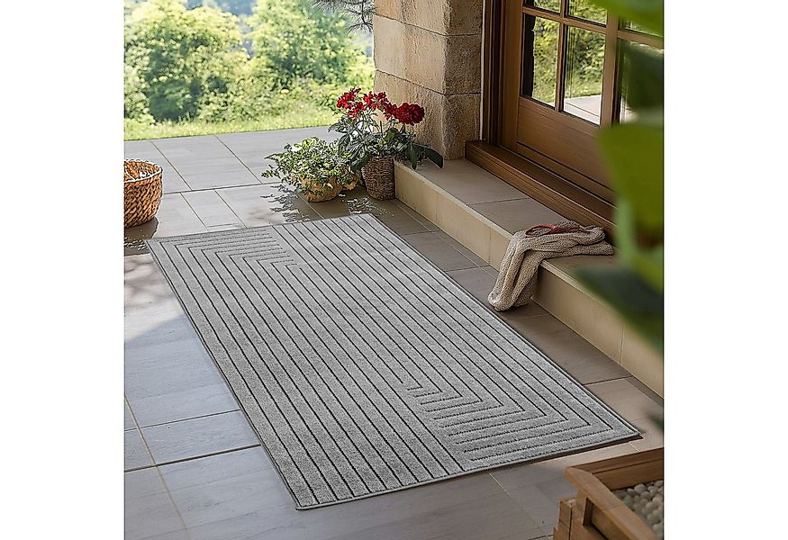 Teppium Teppich Skandinavischer 3D-Teppich, Rechteckig, Höhe: 5 mm, Indoor günstig online kaufen